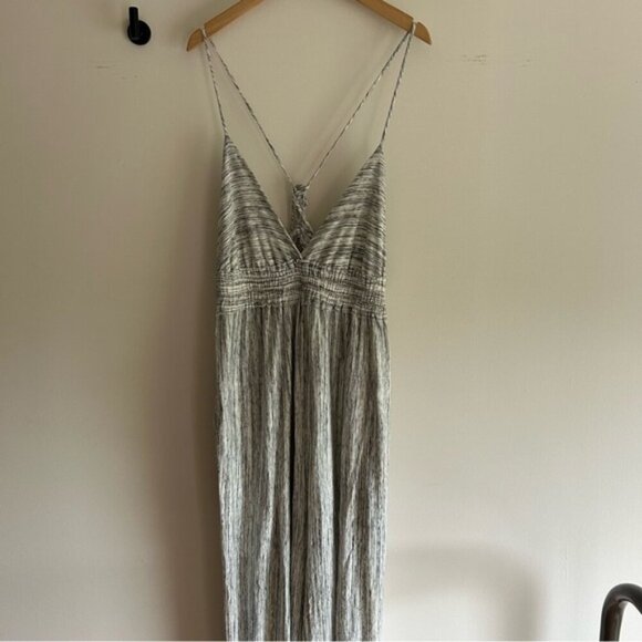 Free People Beach Malibu Grey Boho Jumpsuit sz S - Picture 8 of 8
